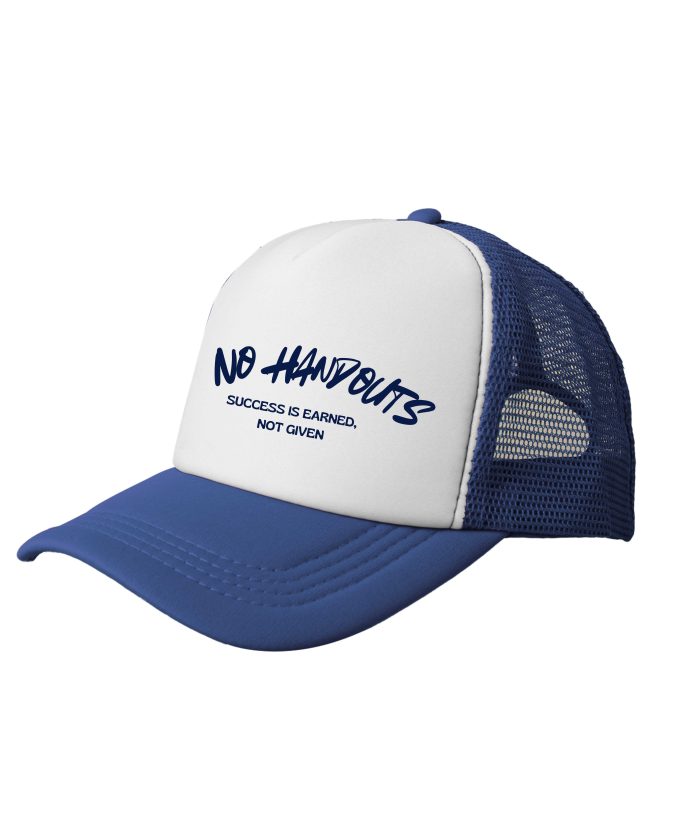 No Handouts Cap - Blue