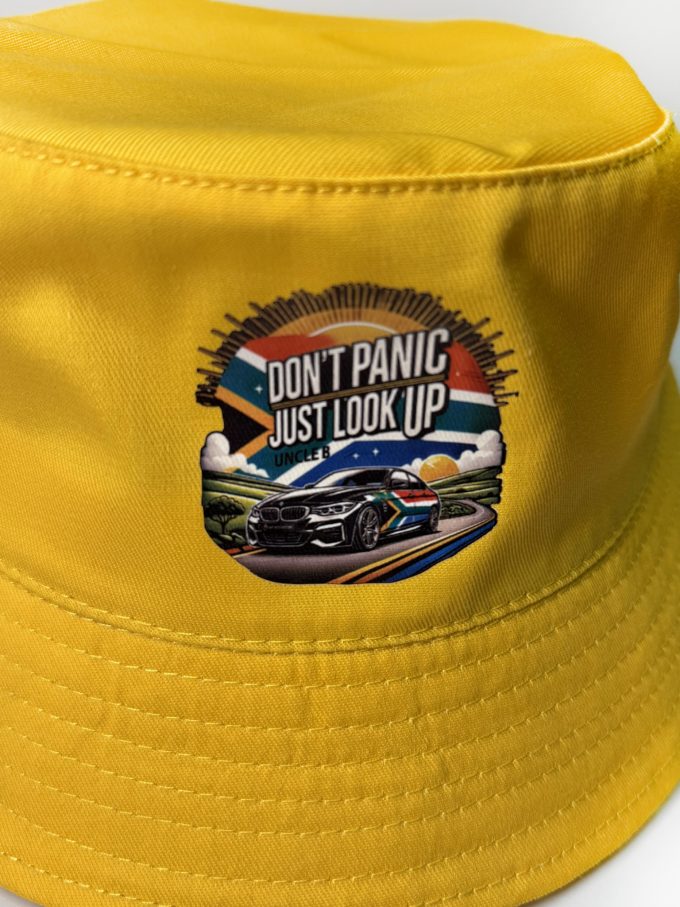Bucket Hat Spotty - Don't Panic Just Look Up - Image 2